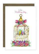 Load image into Gallery viewer, Love Birds in Cage
