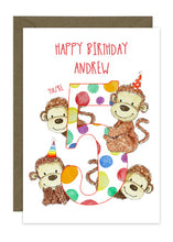 Load image into Gallery viewer, Monkey Birthday 1-6