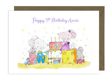 Load image into Gallery viewer, Mice Birthday Cake