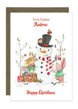 Load image into Gallery viewer, Personalised Christmas Card
