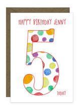 Load image into Gallery viewer, Numbered Birthday 1-12