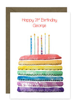 Load image into Gallery viewer, Colourful Layered Cake