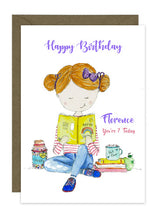 Load image into Gallery viewer, Girl Reading