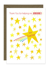 Load image into Gallery viewer, Star Teacher Card