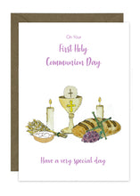 Load image into Gallery viewer, Communion Symbols Card