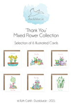 Load image into Gallery viewer, Thank You Mixed Flowers - English or Irish