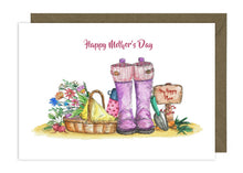 Load image into Gallery viewer, Wellies with flowers