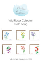 Load image into Gallery viewer, Wild Flower Little Note & Thank You - English or Irish