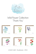 Load image into Gallery viewer, Wild Flower Little Note & Thank You - English or Irish