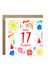 Load image into Gallery viewer, Birthday Card - Numbers
