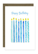 Load image into Gallery viewer, Blue Candles
