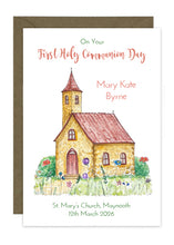 Load image into Gallery viewer, Church in Meadow - Christening, Confirmation, Communion
