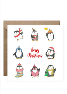 5 Pack Square Christmas Cards