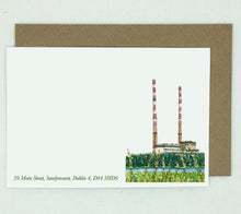 Load image into Gallery viewer, 20 Pigeon House Irishtown Notelets - Personalised
