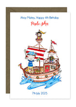 Load image into Gallery viewer, Pirate Ship Birthday

