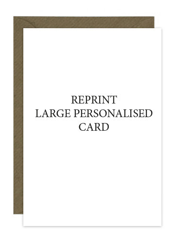 Reprint Large Card