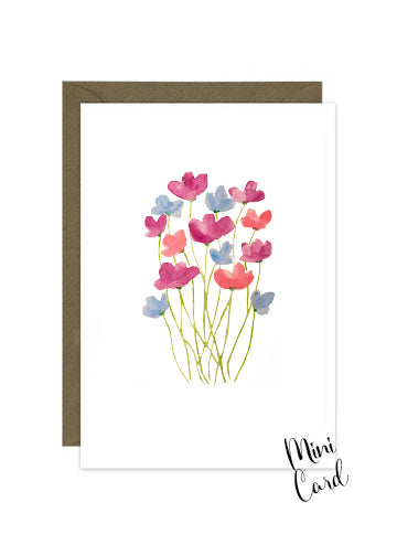 Sweetpea Mini Card