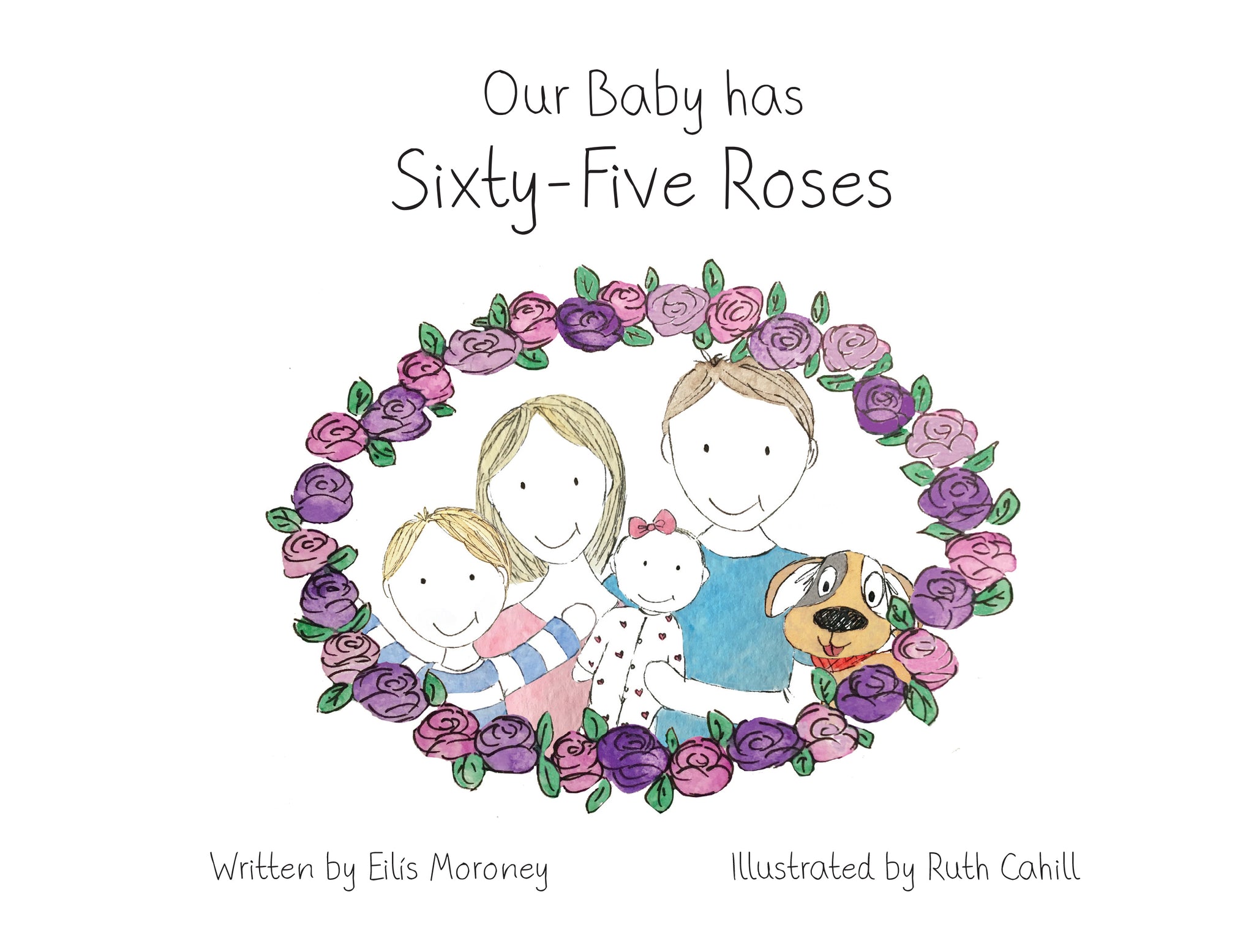 Our Baby has Sixty-Five Roses – Duck Blue
