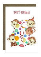 Load image into Gallery viewer, Monkey Birthday 1-6

