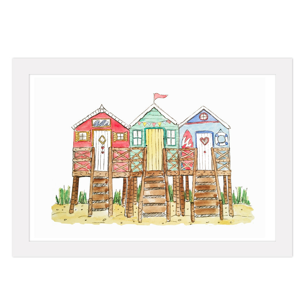 Beach Houses Print