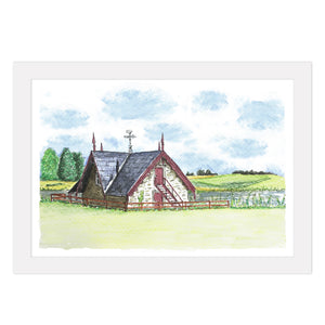 Carton House Boathouse Print