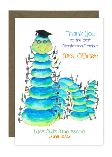 Centipede Teacher Class Card