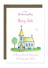 Load image into Gallery viewer, Christening Card - Personalised
