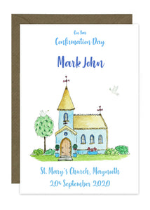 Confirmation Church Card - Personalised