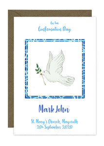 Confirmation Dove - Personalised