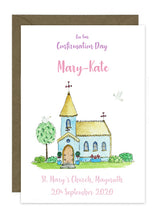 Load image into Gallery viewer, Confirmation Church Card - Personalised
