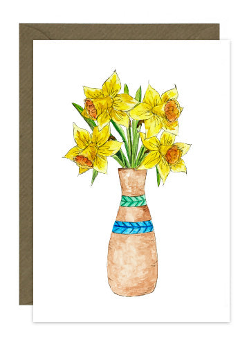 Daffodils in Vase