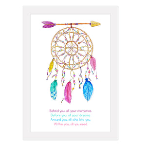 Dreamcatcher with Quote Print