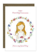 Load image into Gallery viewer, Communion Girl Wreath - Not Personalised
