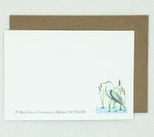 Load image into Gallery viewer, 20 Heron Notelet - Personalised

