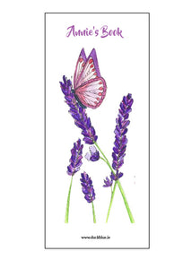Lavender Butterfly Book Mark