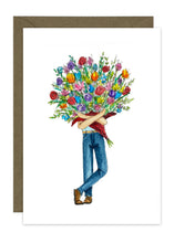 Load image into Gallery viewer, Man with Flowers
