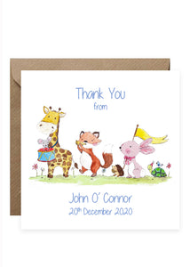 50 Baby Thank You Cards