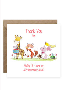 10 Baby Thank You Cards