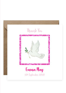 Thank You Pack - 6 Personalised Cards