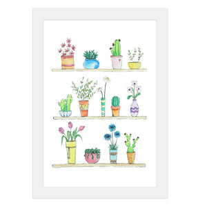 Plant Shelves Print