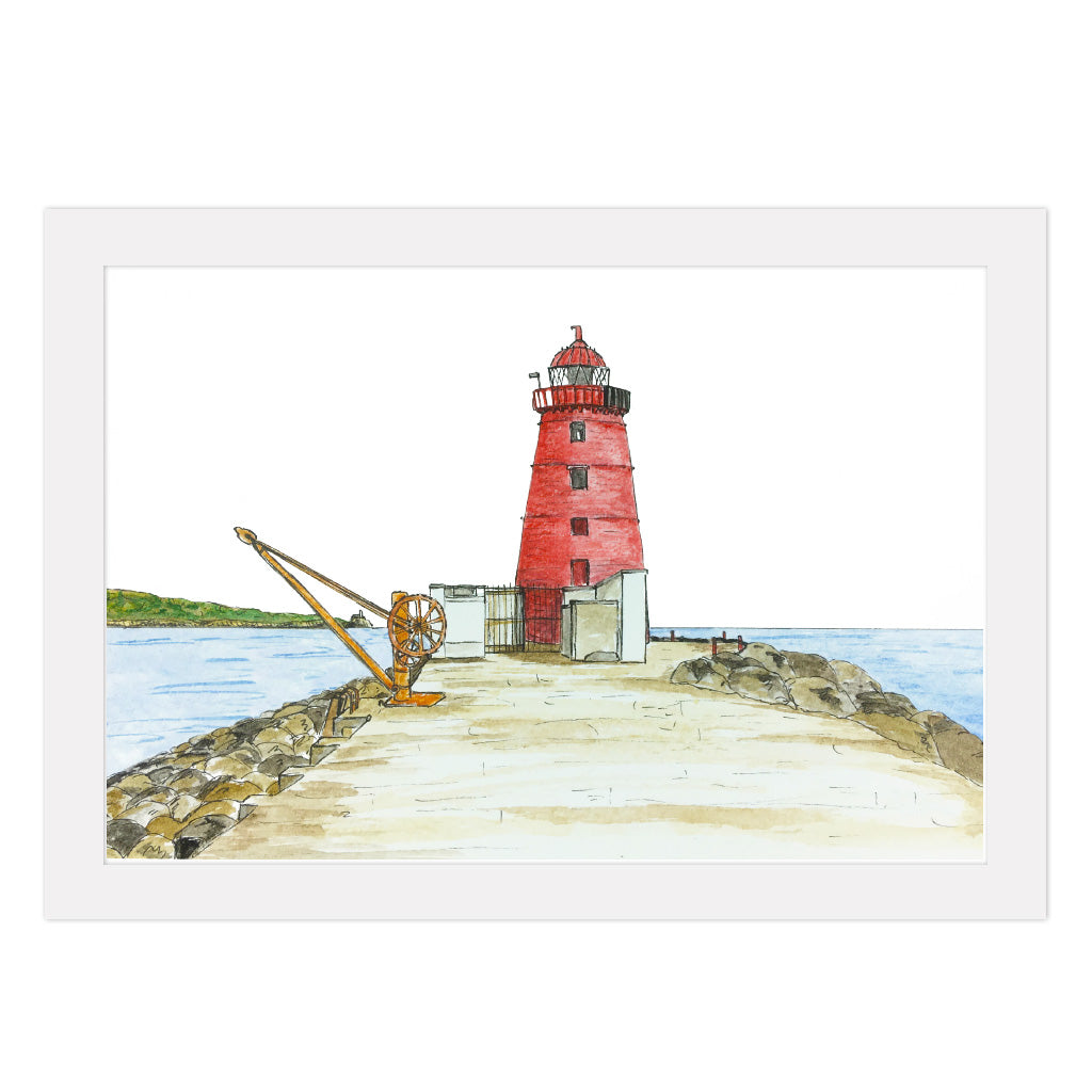 Poolbeg Lighthouse Print