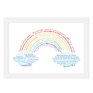 Somewhere Over the Rainbow Print