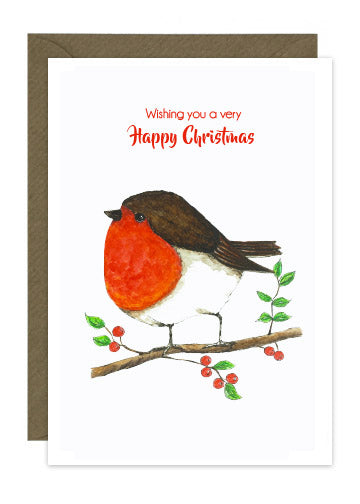 Robin Christmas Card