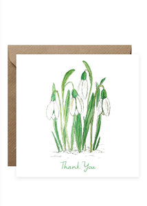 Thank You Mixed Flowers - English or Irish