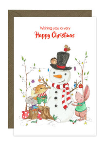 6 Snowman Christmas Cards