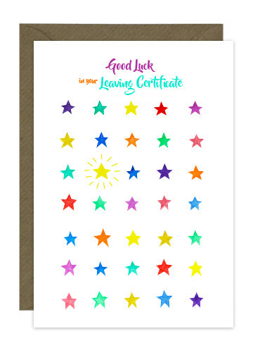 Good Luck Stars - Leaving/Junior Cert etc